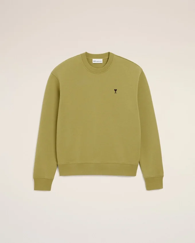 Green Cotton Ami De Coeur Sweatshirt Green Cotton Ami De Coeur Sweatshirt