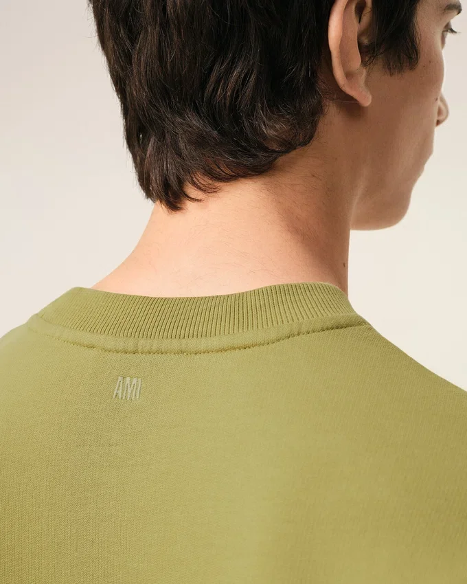 Green Cotton Ami De Coeur Sweatshirt Green Cotton Ami De Coeur Sweatshirt