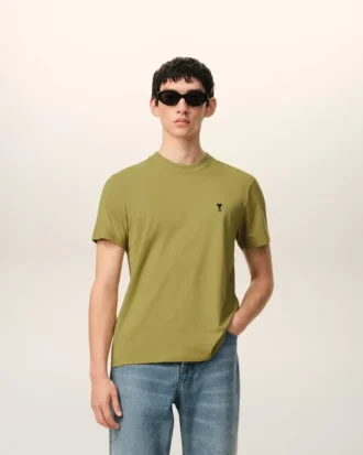 Green Cotton Ami De Coeur T-Shirt