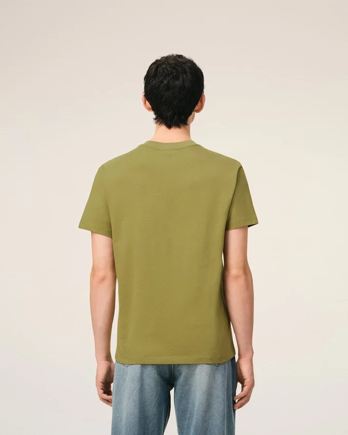 Green Cotton Ami De Coeur T-Shirt Green Cotton Ami De Coeur T-Shirt
