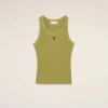 Green Cotton Ami De Coeur Tanktop Green Cotton Ami De Coeur Tanktop