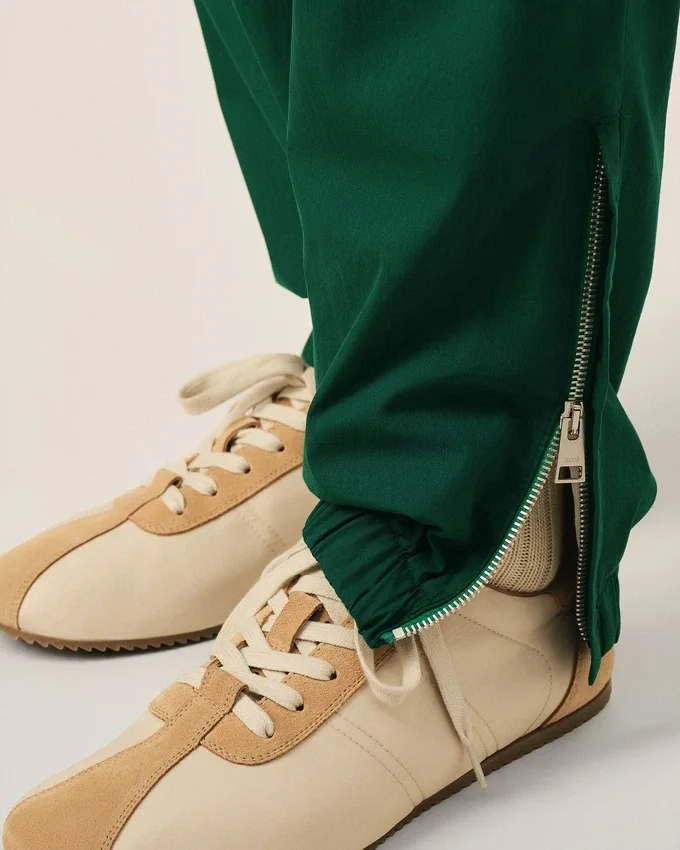 Green Cotton Ami De Coeur Trackpants Green Cotton Ami De Coeur Trackpants