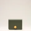 Green Cow Leather Carrousel Folded Wallet Green Cow Leather Carrousel Folded Wallet