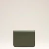 Green Cow Leather Carrousel Folded Wallet Green Cow Leather Carrousel Folded Wallet
