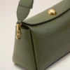 Green Cow Leather Carrousel Medium Bag