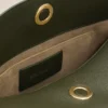 Green Cow Leather Carrousel Medium Bag