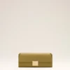 Green Cow Leather Mimi Pouch Green Cow Leather Mimi Pouch