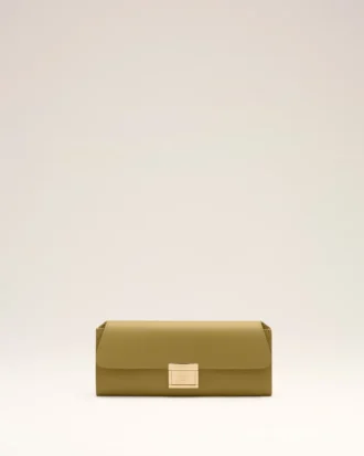 Green Cow Leather Mimi Pouch
