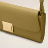 Green Cow Leather Mimi Pouch Green Cow Leather Mimi Pouch