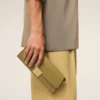Green Cow Leather Mimi Pouch Green Cow Leather Mimi Pouch