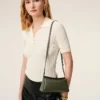 Green Cow Leather Mini Carrousel Bag