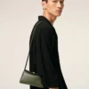 Green Cow Leather Mini Carrousel Bag