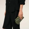Green Cow Leather Mini Carrousel Bag