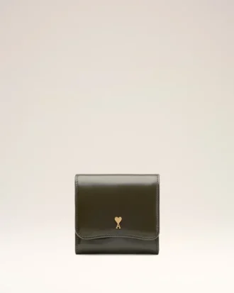Green Cow Leather Paris Paris Compact Wallet