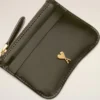 Green Cow Leather Paris Paris Zipped Card Holder Green Cow Leather Paris Paris Zipped Card Holder