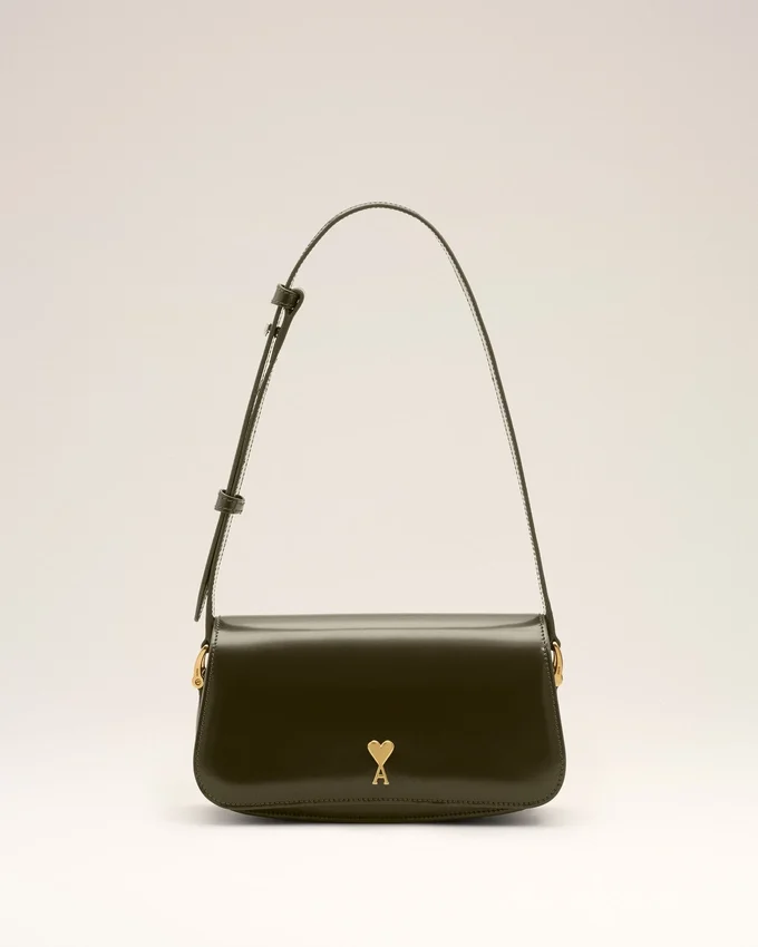 Green Cow Leather Shoulder Paris Paris Bag Green Cow Leather Shoulder Paris Paris Bag