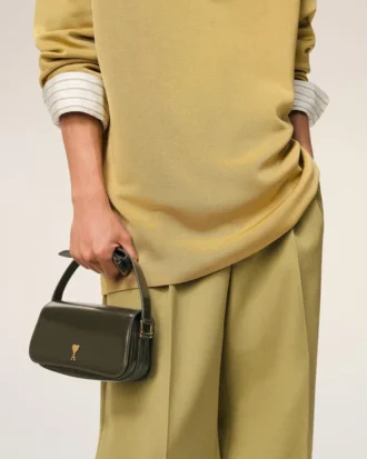 Green Cow Leather Shoulder Paris Paris Bag