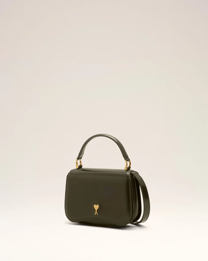 Green Cow Leather Top Handle Paris Paris Bag Green Cow Leather Top Handle Paris Paris Bag