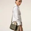 Green Cow Leather Top Handle Paris Paris Bag Green Cow Leather Top Handle Paris Paris Bag