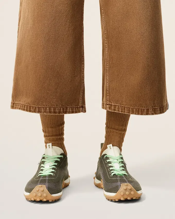 Green Mesh Mirage Sneakers Green Mesh Mirage Sneakers