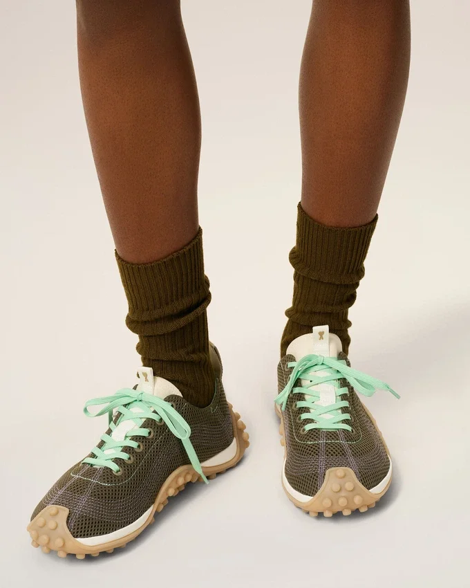 Green Mesh Mirage Sneakers Green Mesh Mirage Sneakers