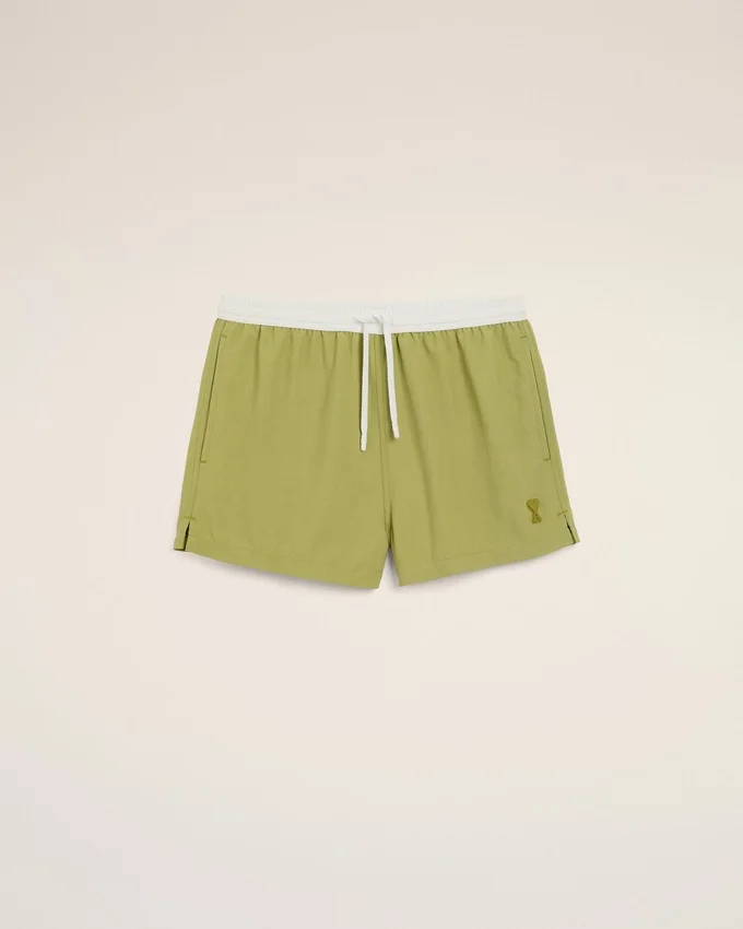 Green Nylon Short Swimsuit Green Nylon Short Swimsuit
