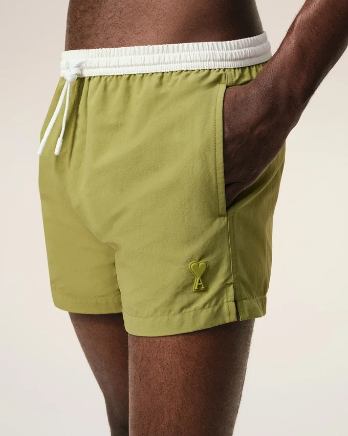 Green Nylon Short Swimsuit Green Nylon Short Swimsuit