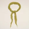 Green Polyester Crumpled Gavroche Green Polyester Crumpled Gavroche
