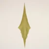 Green Polyester Crumpled Gavroche Green Polyester Crumpled Gavroche