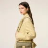 Green Smooth Leather Mimi Pouch