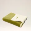Green Two Tones Cotton Ami De Coeur Towel Green Two Tones Cotton Ami De Coeur Towel