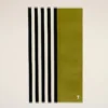 Green Two Tones Cotton Ami De Coeur Towel Green Two Tones Cotton Ami De Coeur Towel