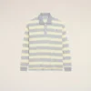 Grey and Yellow Strapped Cotton Polo Grey and Yellow Strapped Cotton Polo