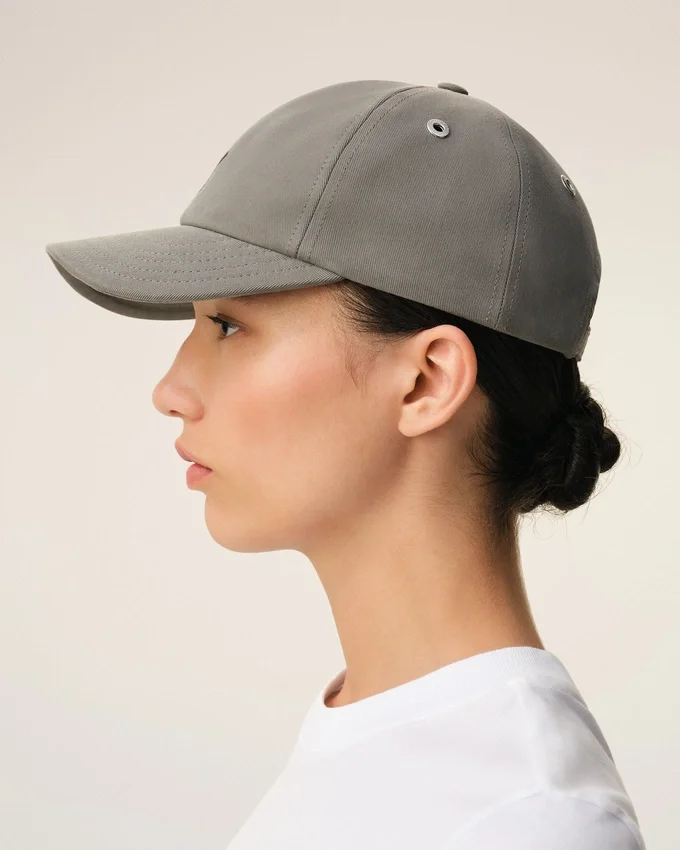Grey Cotton Ami De Coeur Embroidery Cap Grey Cotton Ami De Coeur Embroidery Cap