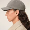 Grey Cotton Ami De Coeur Embroidery Cap Grey Cotton Ami De Coeur Embroidery Cap