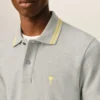 Grey Cotton Ami De Coeur Polo Grey Cotton Ami De Coeur Polo