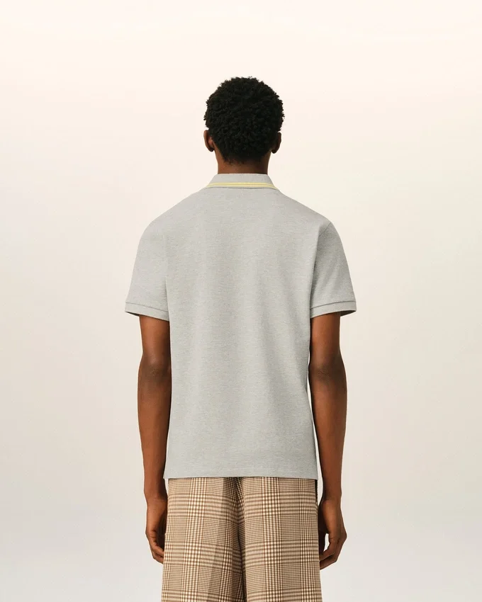 Grey Cotton Ami De Coeur Polo Grey Cotton Ami De Coeur Polo