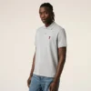 Grey Cotton Ami De Coeur Polo Shirt