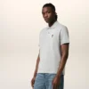 Grey Cotton Ami De Coeur Polo Shirt