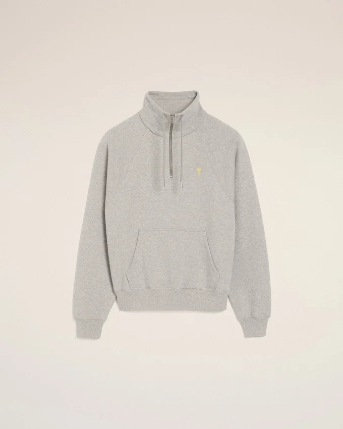 Grey Cotton Ami De Coeur Sweatshirt Grey Cotton Ami De Coeur Sweatshirt