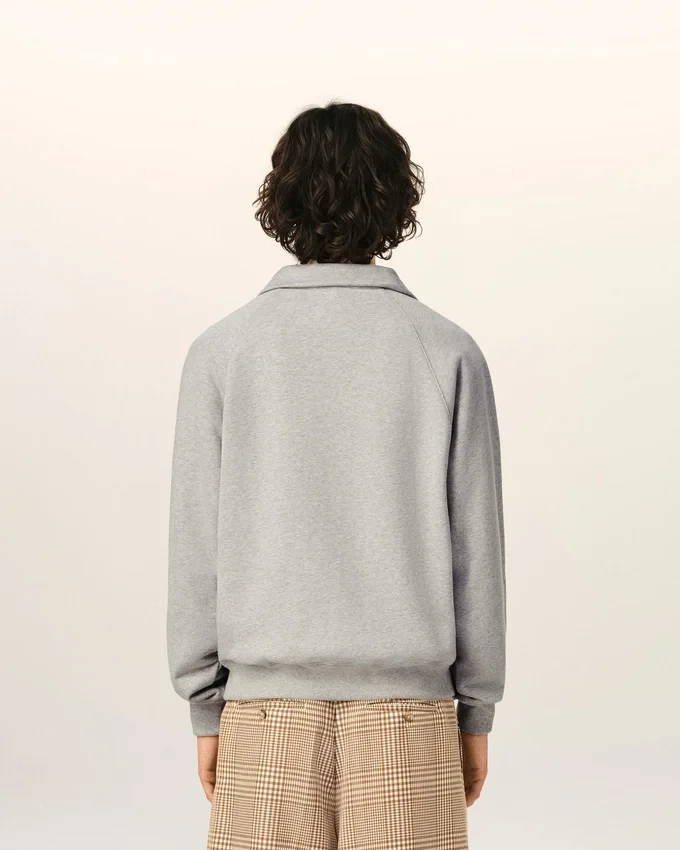 Grey Cotton Ami De Coeur Sweatshirt Grey Cotton Ami De Coeur Sweatshirt