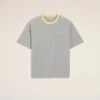 Grey Cotton Ami De Coeur T-Shirt