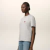 Grey Cotton Ami De Coeur T-Shirt