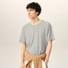 Grey Cotton Ami De Coeur T-Shirt