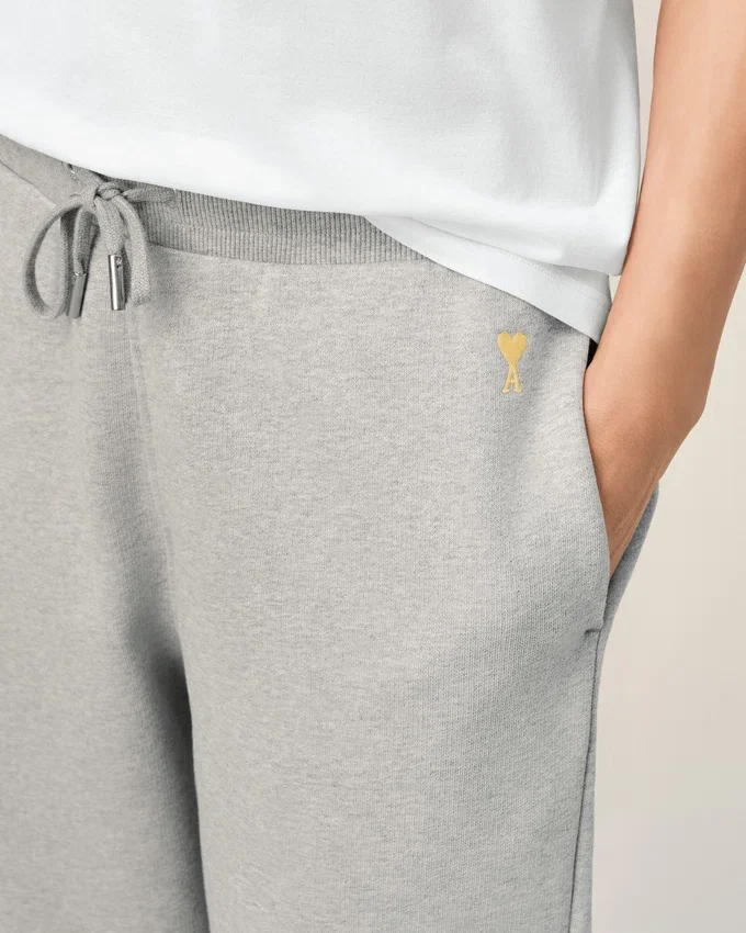 Grey Cotton Ami De Coeur Trackpants Grey Cotton Ami De Coeur Trackpants