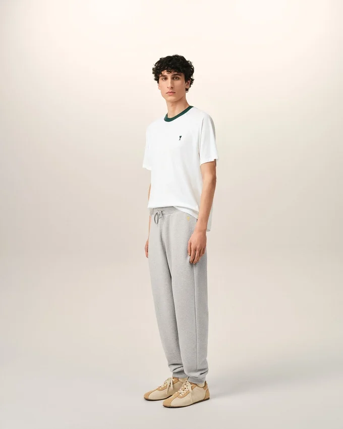 Grey Cotton Ami De Coeur Trackpants Grey Cotton Ami De Coeur Trackpants