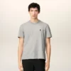 Grey Cotton Contrasted Adc Tshirt Grey Cotton Contrasted Adc Tshirt