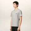 Grey Cotton Contrasted Adc Tshirt Grey Cotton Contrasted Adc Tshirt