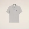 Grey Cotton Contrasted Ami De Coeur Polo Shirt Grey Cotton Contrasted Ami De Coeur Polo Shirt