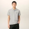 Grey Cotton Contrasted Ami De Coeur Polo Shirt Grey Cotton Contrasted Ami De Coeur Polo Shirt